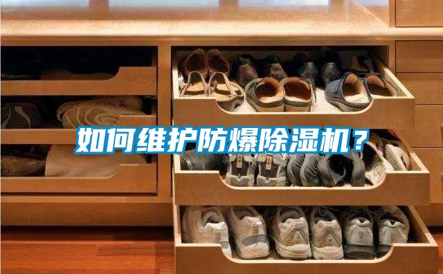 如何維護防爆除濕機？