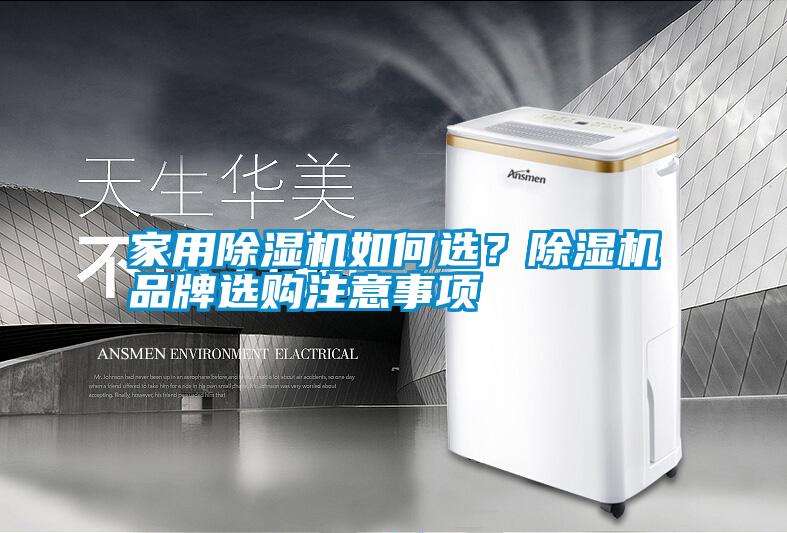 家用除濕機(jī)如何選？除濕機(jī)品牌選購注意事項