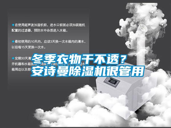 冬季衣物干不透？ 安詩曼除濕機很管用