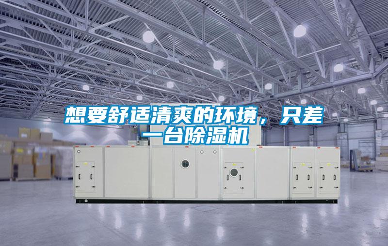 想要舒適清爽的環(huán)境，只差一臺除濕機(jī)