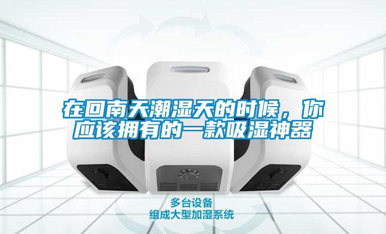 在回南天潮濕天的時候，你應該擁有的一款吸濕神器