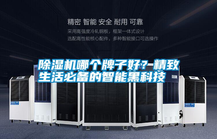 除濕機哪個牌子好？精致生活必備的智能黑科技