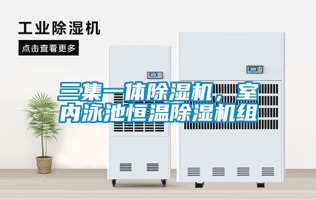 三集一體除濕機，室內泳池恒溫除濕機組