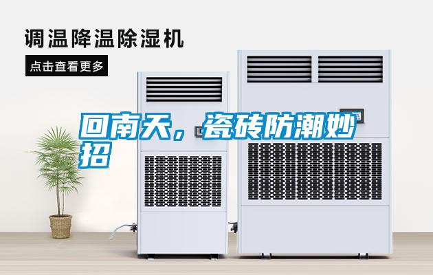 回南天，瓷磚防潮妙招