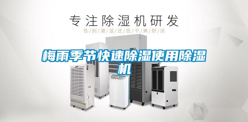 梅雨季節(jié)快速除濕使用除濕機