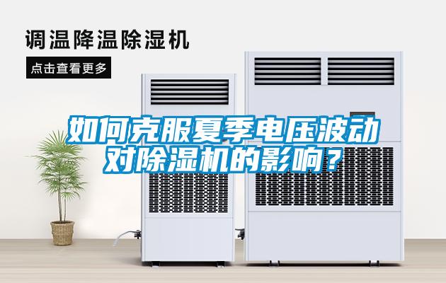 如何克服夏季電壓波動對除濕機的影響？