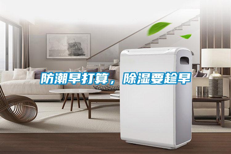 防潮早打算，除濕要趁早