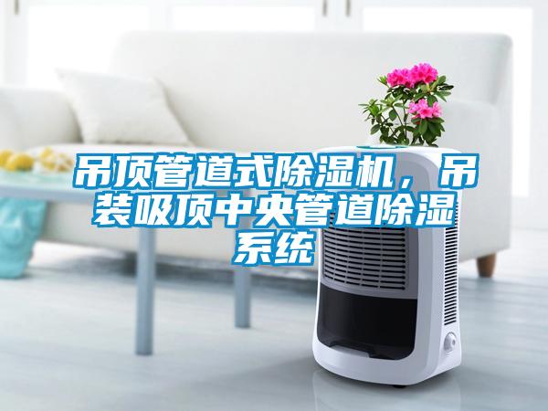 吊頂管道式除濕機(jī)，吊裝吸頂中央管道除濕系統(tǒng)