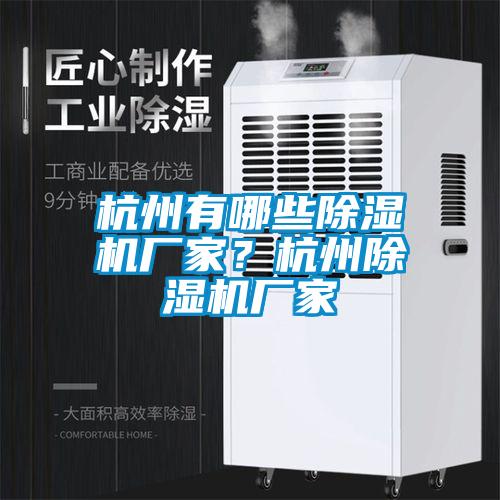 杭州有哪些除濕機(jī)廠家？杭州除濕機(jī)廠家