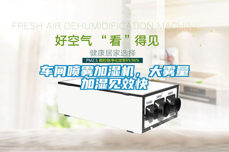 車間噴霧加濕機，大霧量加濕見效快