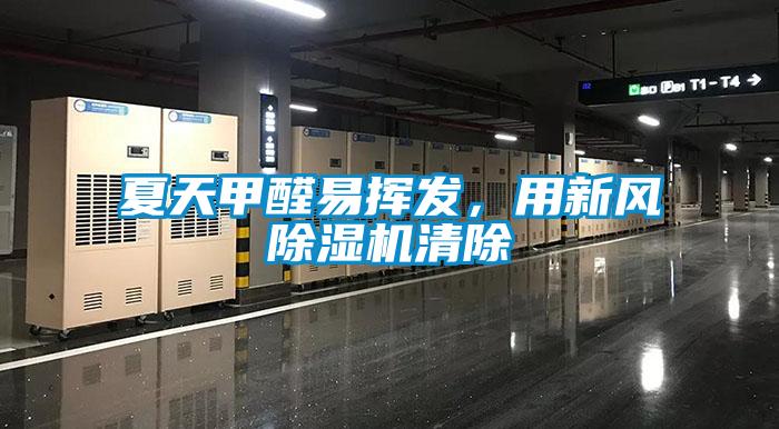 夏天甲醛易揮發(fā)，用新風除濕機清除
