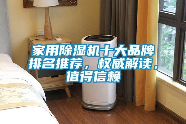 家用除濕機十大品牌排名推薦，權威解讀，值得信賴