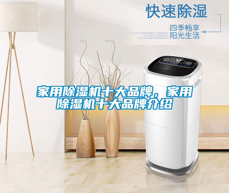 家用除濕機十大品牌,家用除濕機十大品牌介紹
