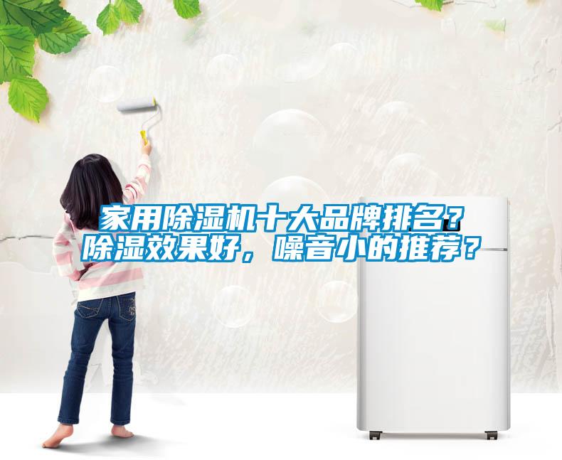 家用除濕機十大品牌排名?除濕效果好,噪音小的推薦?