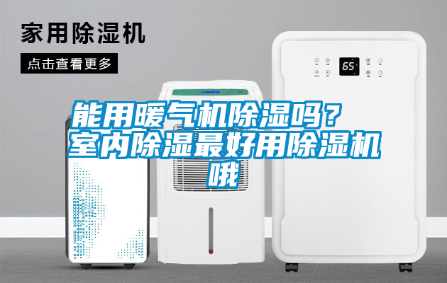 能用暖氣機除濕嗎？ 室內除濕最好用除濕機哦