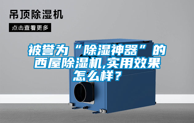 被譽為“除濕神器”的西屋除濕機,實用效果怎么樣？