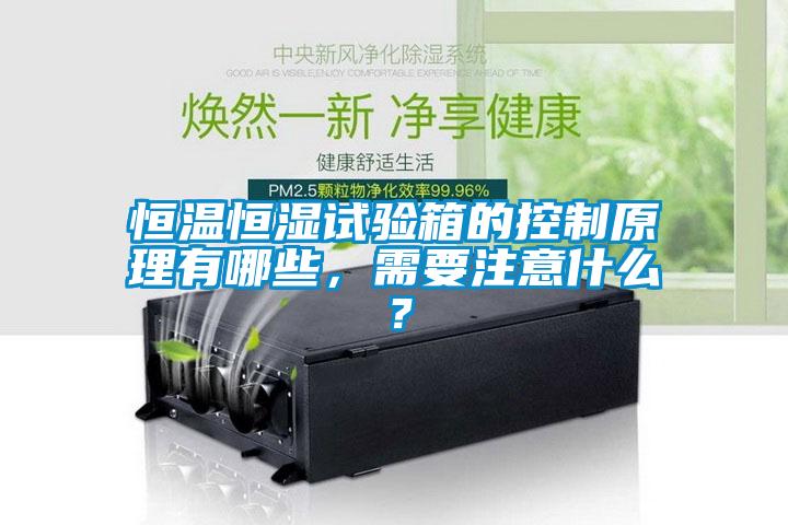 恒溫恒濕試驗箱的控制原理有哪些，需要注意什么？