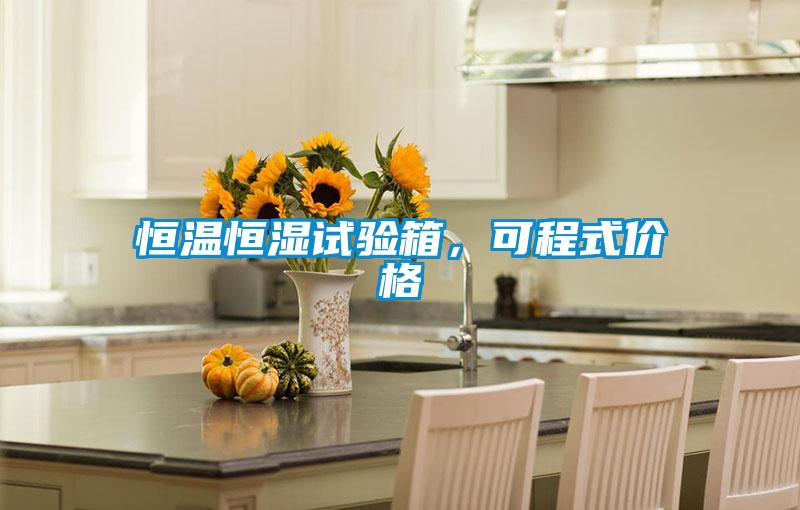 恒溫恒濕試驗箱，可程式價格