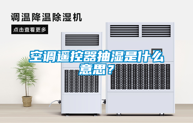 空調(diào)遙控器抽濕是什么意思？