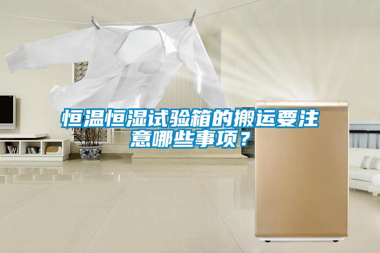 恒溫恒濕試驗箱的搬運要注意哪些事項？
