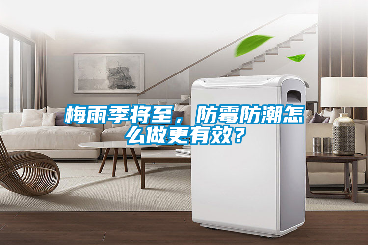 梅雨季將至，防霉防潮怎么做更有效？