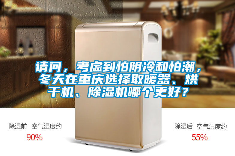 請問，考慮到怕陰冷和怕潮，冬天在重慶選擇取暖器、烘干機、除濕機哪個更好？