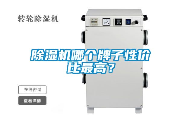 除濕機哪個牌子性價比最高？