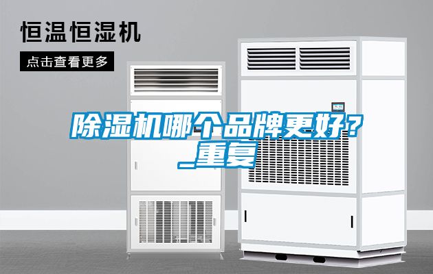 除濕機(jī)哪個品牌更好？_重復(fù)