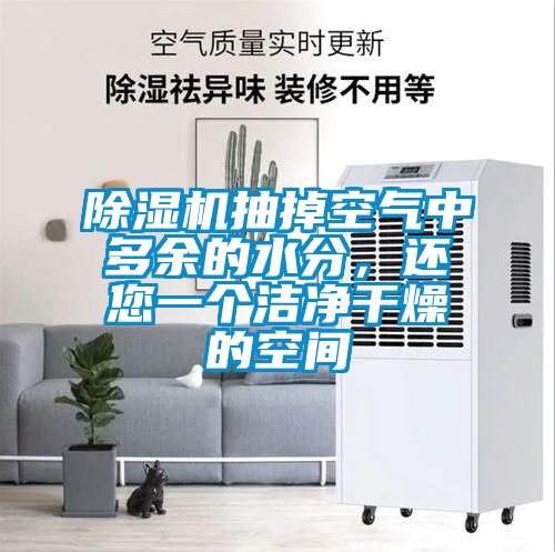 除濕機抽掉空氣中多余的水分，還您一個潔凈干燥的空間