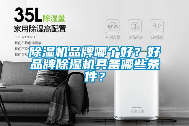 除濕機(jī)品牌哪個(gè)好？好品牌除濕機(jī)具備哪些條件？