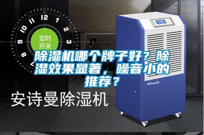 除濕機哪個牌子好？除濕效果顯著，噪音小的推薦？