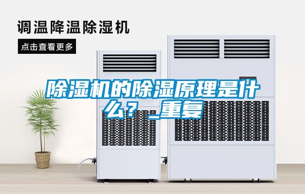 除濕機的除濕原理是什么？_重復