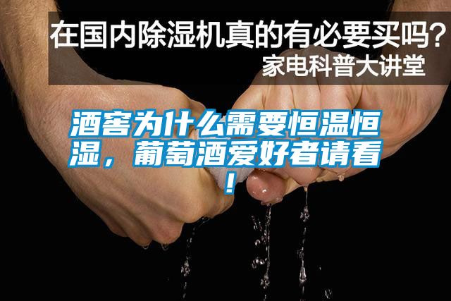 酒窖為什么需要恒溫恒濕，葡萄酒愛好者請看！